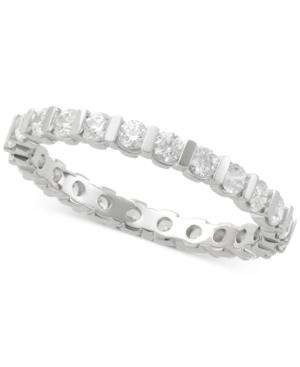 Diamond Eternity Bar Band (1 Ct. T.w.) In 14k White Gold