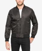 Guess Men's Wind And Water Resistant Bomber Jacket