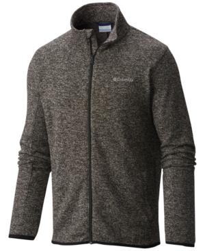 Columbia Men's Woven Zip-front Sweater-jacket