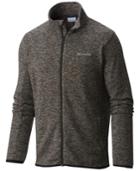 Columbia Men's Woven Zip-front Sweater-jacket