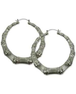 Guess Bamboo Hoop Earrings