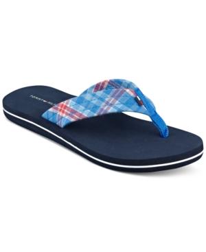 Tommy Hilfiger Women's Conica Plaid Flip-flop Sandals Women's Shoes