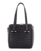 Celine Dion Collection Chain Link Satchel Leather Vibrato Satchel