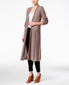 Style & Co. Petite Pointelle Duster Cardigan, Only At Macy's