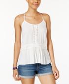 Volcom Juniors' Summit Stoni Crochet-trim Cami Top