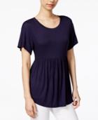 Maison Jules Peplum Top, Only At Macy's