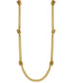 Charter Club Gold-tone Double Rope Knotted Statement Necklace, 42 + 2 Extender, Created For Macy's