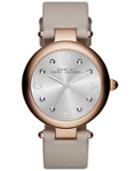 Marc By Marc Jacobs Women's Dotty Gray Leather Strap Watch 34mm Mj1408