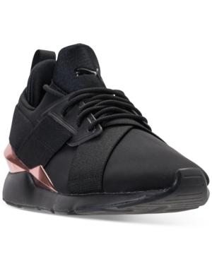 Puma Women's Muse Metallic Casual Sneakers From Finish Line