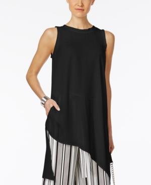 Cable & Gauge Asymmetrical Tunic Top