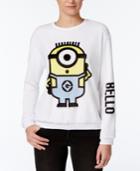 Hybrid Juniors' Despicable Me Bello Graphic Fuzzy Sweatshirt