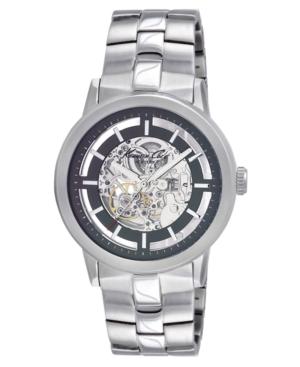 Kenneth Cole Watch, Men's Automatic Skeleton Stainless Steel Bracelet Kc3925