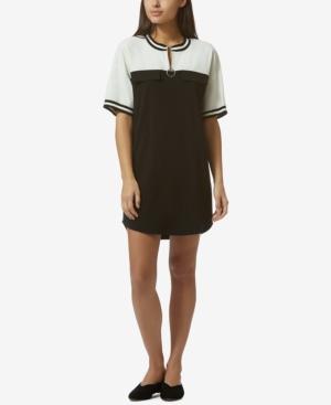 Avec Les Filles Sporty Colorblocked Shift Dress