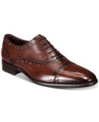 Roberto Cavalli Men's Cap-toe Studded Oxfords Men's Shoes