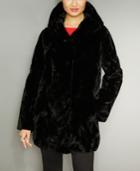 The Fur Vault Reversible Mink Fur Hooded Jacket