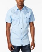 Inc International Concepts Embroidered Short-sleeve Shirt, Only At Macy's