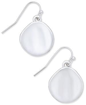 Vera Bradley Silver-tone Smooth Drop Earrings
