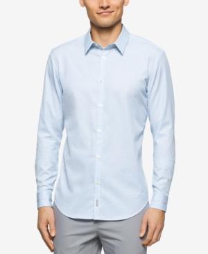 Calvin Klein Men's Lanton Dobby Long-sleeve Shirt