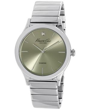 Kenneth Cole New York Men's Diamond Accent Stainless Steel Bracelet Watch 44mm 10024366