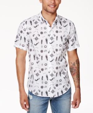 Guess Men's Symbol-print Shirt