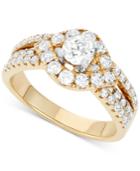 Diamond Engagement Ring (1-1/2 Ct. T.w.) In 14k Gold