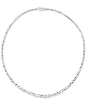 Diamond Fancy 16-3/4 Collar Necklace (10 Ct. T.w.) In 14k Gold