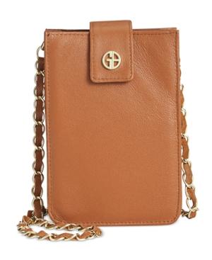 Giani Bernini Nappa Leather Smartphone Crossbody, Only At Macy's