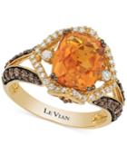 Le Vian Chocolatier Citrine (2-2/3 Ct. T.w.) And Diamond (3/4 Ct. T.w.) Ring In 14k Gold