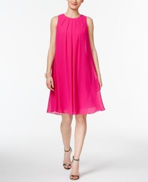 Inc International Concepts Pleated Trapeze Dress, Created For Macy's