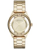Marc By Marc Jacobs Women's Tether Gold-tone Stainless Steel Bracelet Watch 36mm Mbm3413