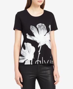 Calvin Klein Jeans Floral Logo-graphic T-shirt