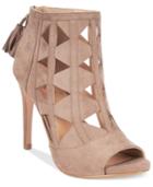 Xoxo Catalina Cut-out Peep-toe Booties Women's Shoes