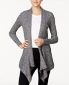Bar Iii Open-front Waterfall Cardigan, Created For Macy's