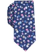 Bar Iii Men's Tearose Floral Skinny Tie, Created For Macy's