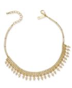 Inc International Concepts Gold-tone Beaded Mesh Choker Necklace, Only At Macy's