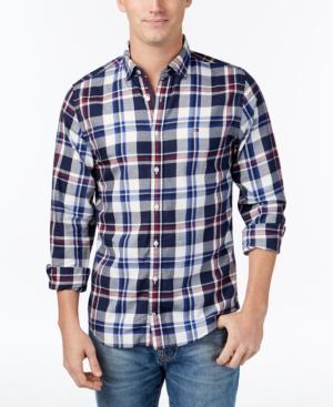 Tommy Hilfiger Men's Twill Plaid Shirt