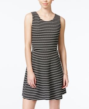 Xoxo Juniors' Sleeveless Striped A-line Dress