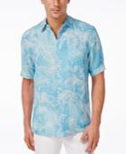 Tasso Elba Men's Big And Tall Zen Resort Short-sleeve Shirt, Only At Macy's