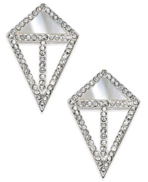 Inc International Concepts Silver-tone Pave Crystal Kite Earrings, Only At Macy's