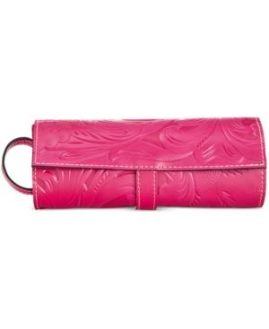 Patricia Nash Penello Brush Roll Tooled Cosmetics Case