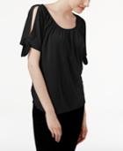 Inc International Concepts Cold-shoulder T-shirt, Created For Macy's