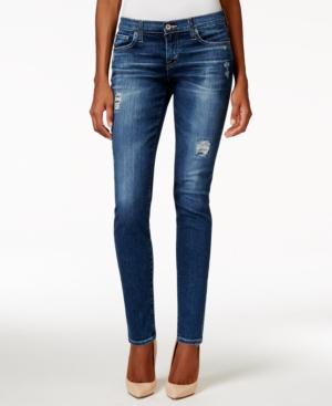 Big Star Alex Ripped Ankle Skinny Beverley Wash Jeans