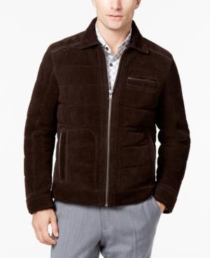 Tasso Elba Men's Pontenza Suede Jacket, Created For Macy's