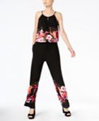 Inc International Concepts Printed Wide-leg Jumpsuit, Created For Macy's