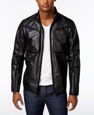 Calvin Klein Men's Slim-fit Mesh Baseball Jacket