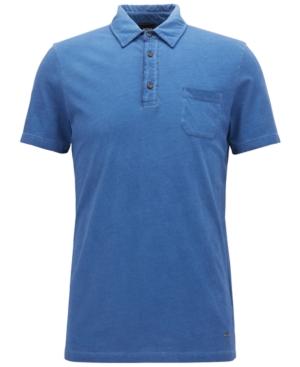 Boss Men's Regular/classic-fit Garment-dyed Cotton Polo