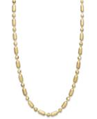 14k Gold Necklace, 20 Dot Dash Chain