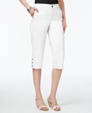 Style & Co Snap-hem Capri Pants, Only At Macy's