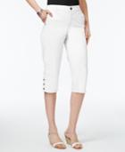 Style & Co Snap-hem Capri Pants, Only At Macy's