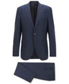 Boss Men's Regular/classic-fit Stretch Suit